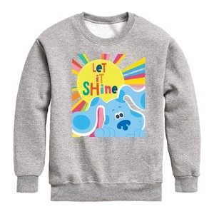 Boys' - Blue's Clues & You! - Let It Shine Graphic Long Sleeve Fleece Sweatshirt - 1 of 4