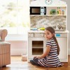 Aghana Digitals Kids' MDF Pretend Cooking Kitchen Set with Realistic Oven/Sink/Stove - Pink/Beige, - 2 of 4