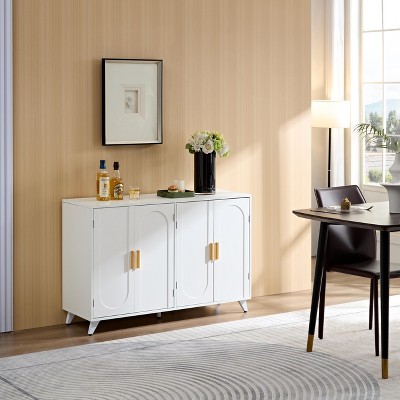 Bella Depot Sideboard Buffet Cabinet with Removable shelves