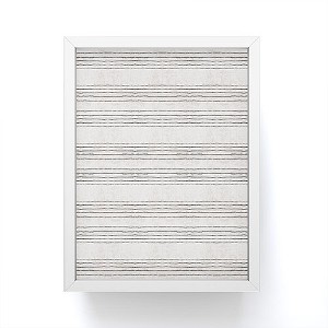 Holli Zollinger LINEN STRIPE RUSTIC Framed Mini Art Print - Society6 - 1 of 3