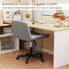 Tangkula Criss Cross Chair No Wheels w/Soft-Padded Wide Seat Adjustable Height Modern - 4 of 4