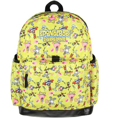 SpongeBob SquarePants Backpack All-Over Tossed Print Cartoon Character 2-Piece Lunchbox School Travel Book Bag - image 3