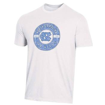 NCAA North Carolina Tar Heels Men's White Biblend T-Shirt