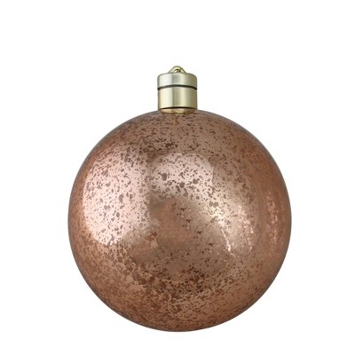 Northlight 4 Rose Gold Retro Ombre Glass Finial Christmas Ornament
