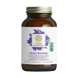 Pure Synergy Stress Remedy® – Adaptogenic Stress Support Supplement – 60 Capsules - 1 of 4