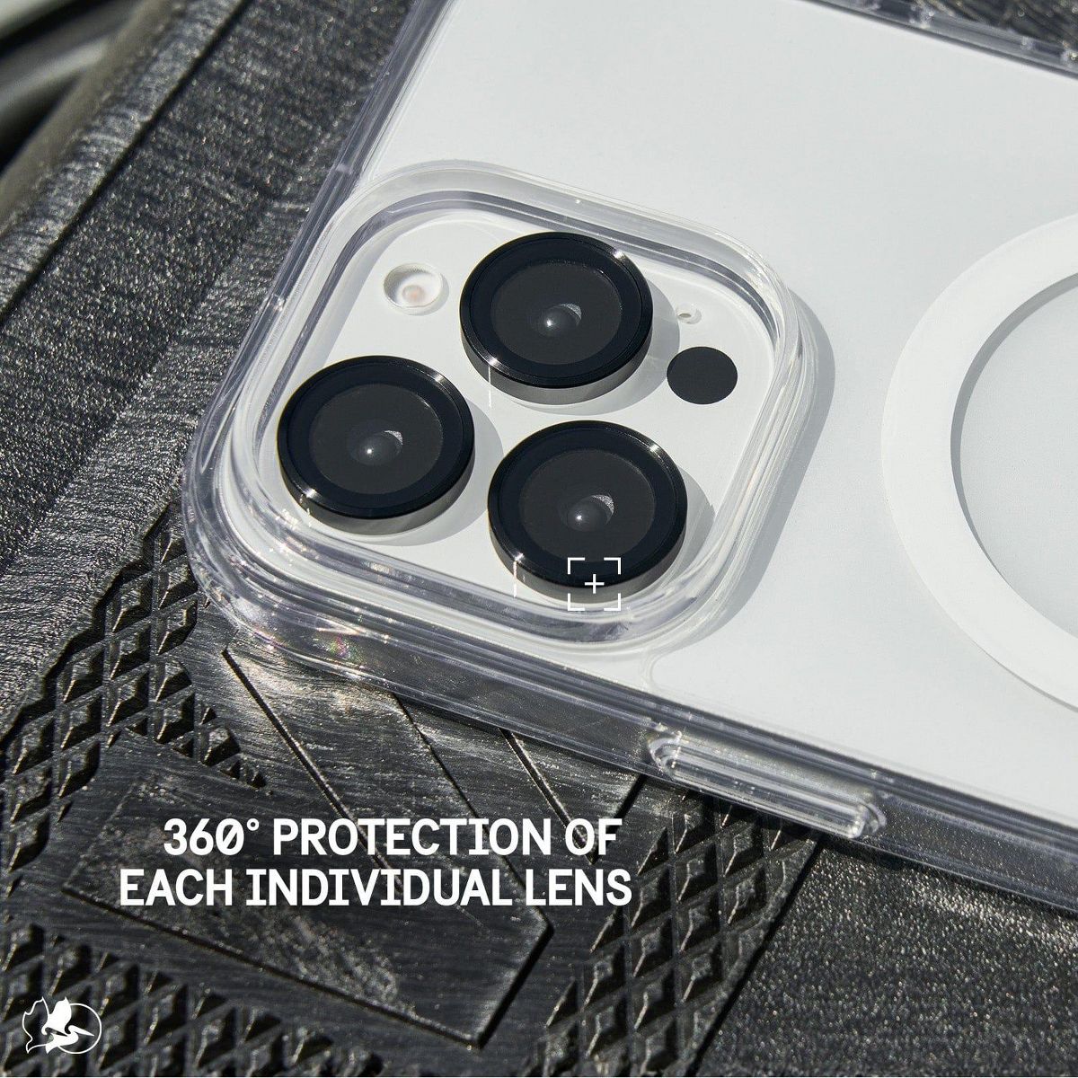 Pelican Apple iPhone 16 Series Aluminum Rings Camera Lens Protector - Black - thumbnail 6