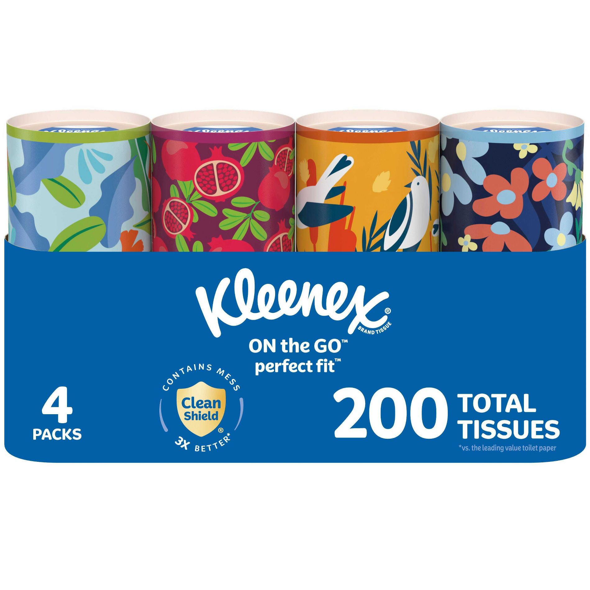 Kleenex Perfect Fit Facial Tissue - 4pk/200ct