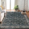 Washable Antique Distressed Area Rugs for Living Room, Modern Non Slip Vintage Print Accent Carpet Floor Mat for Bedroom Dining Office Farmhouse - 2 of 4