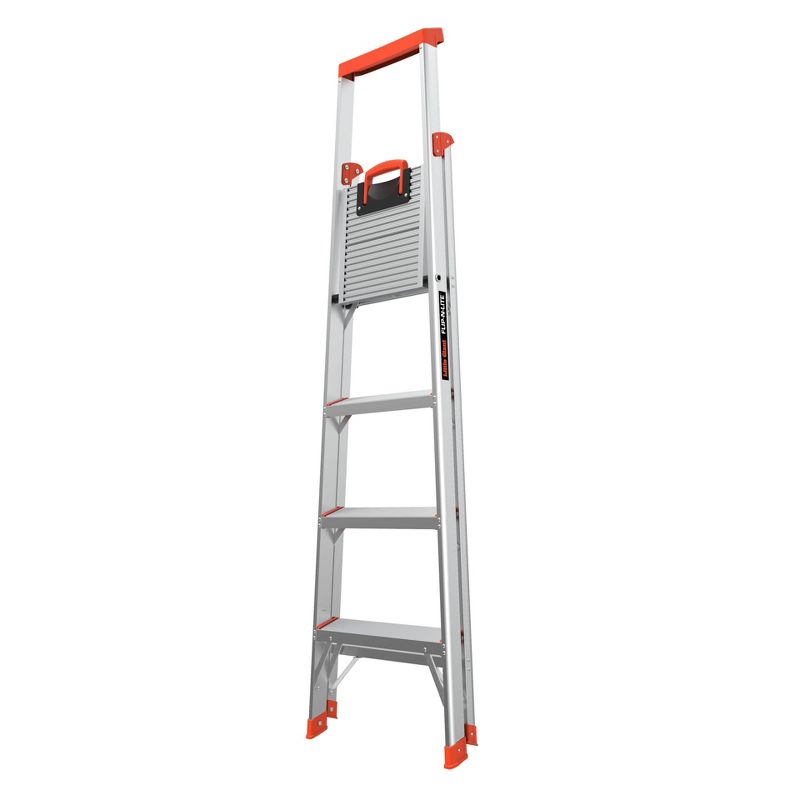 Little Giant Ladder Systems 6&#39; ANSI Type IA 300 lb Aluminum Stepladder Gray, 5 of 10