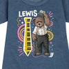 - IF Movie - Lewis Keyboard Graphic Short Sleeve Fleece Dress - 2 of 4