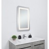 Elegant Lighting Genesis 27in x 30in soft edge LED mirror - 3 of 4
