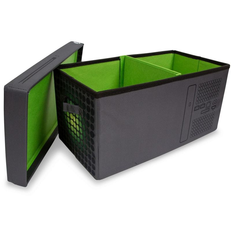 Ukonic Xbox Series X Logo Storage Bin Chest Organizer with Lid | 24 x 12 Inches, 2 of 7