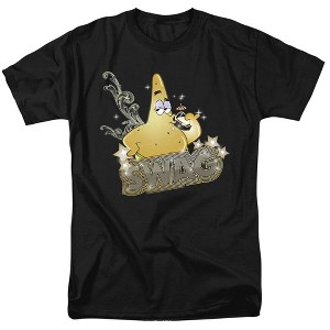 Spongebob Patrick Has Swag Adult T-Shirt Black - 1 of 4