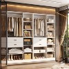 Besiost 40'' Freestanding Closet System with 10 Shelves, Closet Organizer - 3 of 4