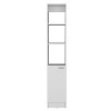 Okak Bathroom Storage Cabinet with 6 Shelves, Slim Storage Cabinet with Adjustable Shelf for Bathroom, Living Room, Kitchen - 2 of 4