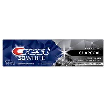 Crest 3D White Advanced Charcoal Teeth Whitening Toothpaste - 3.8oz