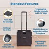 ECR4Kids Universal Rolling Cart with Canvas Organizer Bag, Black, 1 - 4 of 4