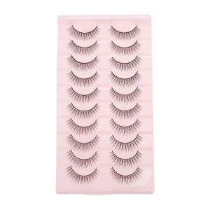 Unique Bargains False Eyelashes for Women 10 Pair - 1 of 4