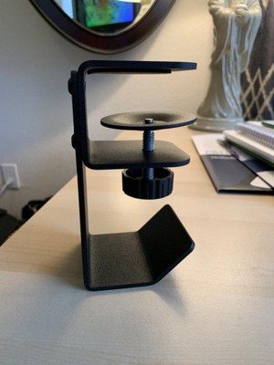 Stand Up Desk Store Clamp-on Under Desk Headphone Hanger, Backpack Hook,  And Purse Holder - Black : Target