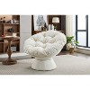 CAVINAS Oversized 360-Degree Swivel Accent Chair, Comfortable Lounge Chair, Barrel Papasan Chair for Living Room or Bedroom - 2 of 4
