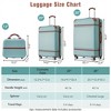 BEAFUP Hardshell Luggage Sets 3 Pieces 20"+28" Luggages and Cosmetic Case Spinner Suitcase with TSA Lock Lightweight - 3 of 4