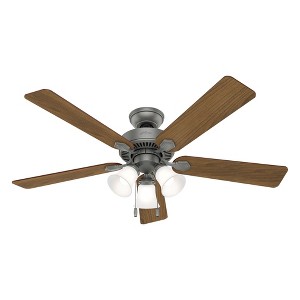 Hunter Fans Swanson 1 - Light in  Matte Silver - 1 of 1