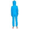 Care Bears Grumpy Bear Good Luck Bear Funshine Bear Always There Bear Fleece Zip Up Costume Pj Coverall Adult - 4 of 4