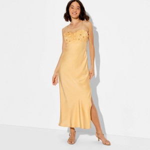 sachin and babi light blue dress Plus Size Satin Maxi Dress with Pockets main image 1