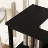 homfan TV Stand & Dresser with Storage - 3-drawer Entertainment Center for Living Room, Black - Fits 32 to 55-inch TVs & Media - 3 of 4