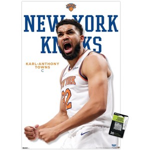 Trends International NBA New York Knicks - Karl-Anthony Towns Feature Series 25 Unframed Wall Poster Prints - 1 of 4