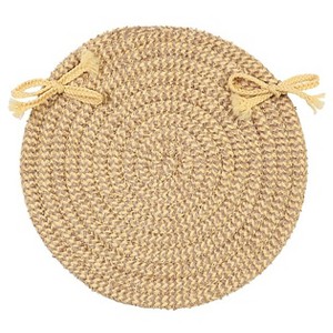 Colonial Mills Softex Check - Pale Banana Check Chair Pad, Set of 4 - 1 of 1
