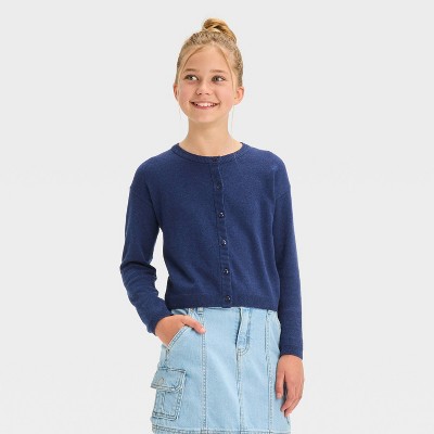 Girls' Button-Front Cardigan Sweater - Cat & Jack™