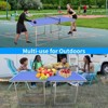 Belatt 6' Table Tennis Table, Foldable with Net and Paddles - Portable Indoor/Outdoor MDF Table Tennis Table, 0.5" Thickness - 4 of 4