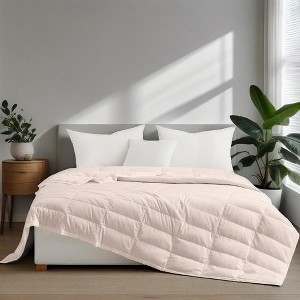 Puredown Lightweight Cooling Lyocell White Down Blanket, Tencel Comforter for Summer - 1 of 4