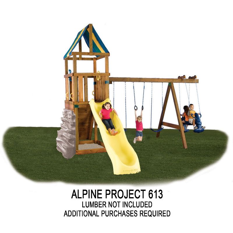 Swing-N-Slide Alpine DIY Playset Hardware Kit (Wood and Slide not included), 1 of 6