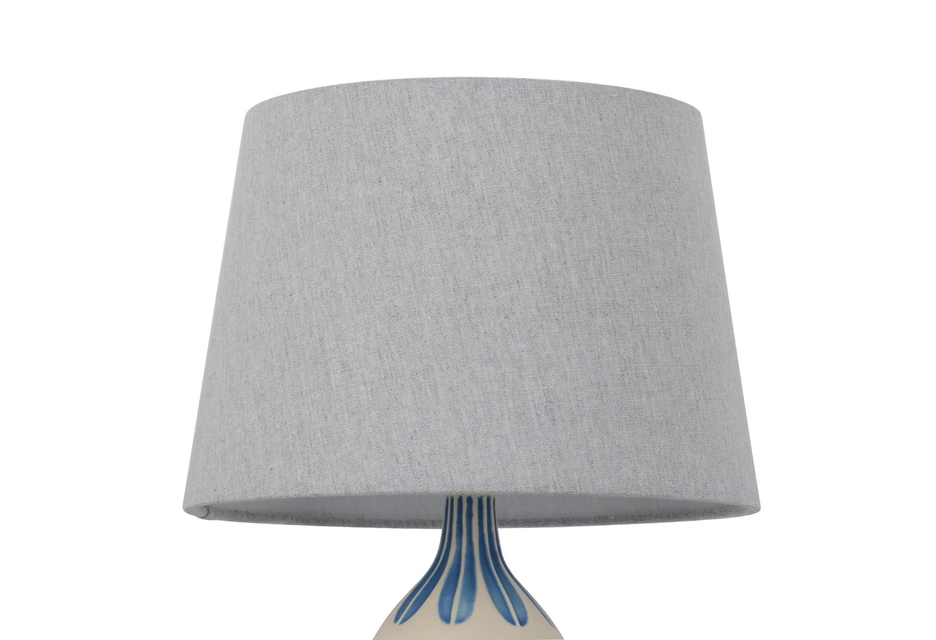 Small Mod Drum Lampshade Gray - Threshold™: Linen Blend, Slip Uno Fitter, No Assembly Required