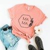 Simply Sage Market Women's Mama Floral Hexagon Short Sleeve Graphic Tee - 3 of 3