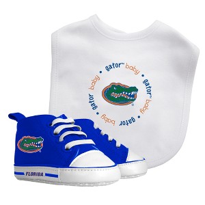 Baby Fanatic 2 Piece Bid and Shoes - NCAA Florida Gators - White Unisex Infant Apparel - 1 of 3