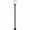 Z-Lite Laurent 1 - Light Post Light in  Black - 3 of 4