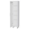 LunaLulinlk Kitchen Tall Storage Cabinet, Single Door - 2 of 4
