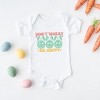 The Juniper Shop Don't Worry Be Hoppy Smiley Face With Ears Baby Bodysuit - 2 of 2