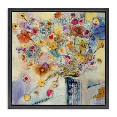 Stupell Industries Chaotic Flowers Line Drawing, 18" x 18"