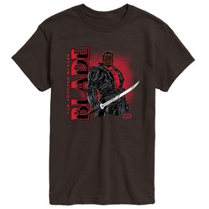Men's - Marvel - Blade With Logo Short Sleeve Graphic T-Shirt - 1 of 4