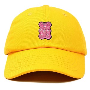 Dalix Pink Gummy Embroidered Cotton Dad Hat Baseball Cap Adjustable Womens - 1 of 4