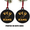 Virginia Commonwealth Official Logo Aluminum Holiday Christmas Tree Ornament - 2 of 4