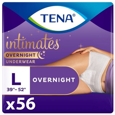 Tena Incontinence Underwear for Women for Overnight - L - 56ct