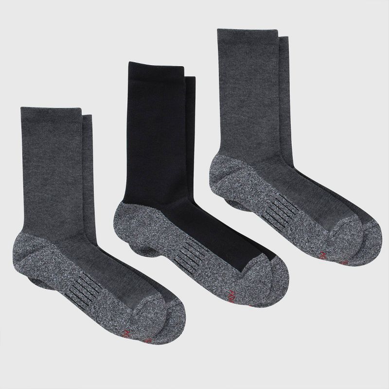 Hanes Premium Men's Cushioned Crew Socks 3pk - 6-12, 2 of 4