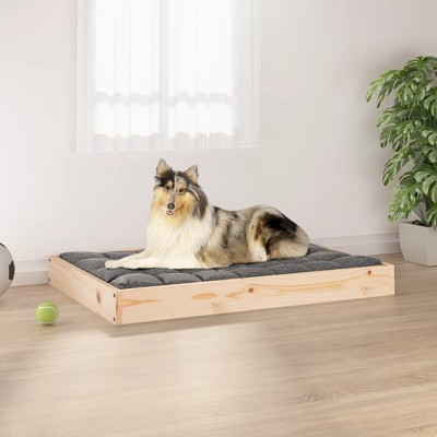 VidaXL Dog Bed 36 in.x25.2 in.x3.5 in. Solid Wood Pine