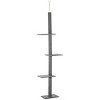 Adjustable Floor-to-Ceiling Cat Tree Tower with Sisal Scratching Posts,Multi Level Cat Climbing Activity Center for Indoor Cats - LAOTIES - 3 of 4
