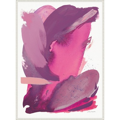 Amanti Art 28"x38" Imagination Plum by Jocelyn Elizabeth Framed Canvas Wall Art